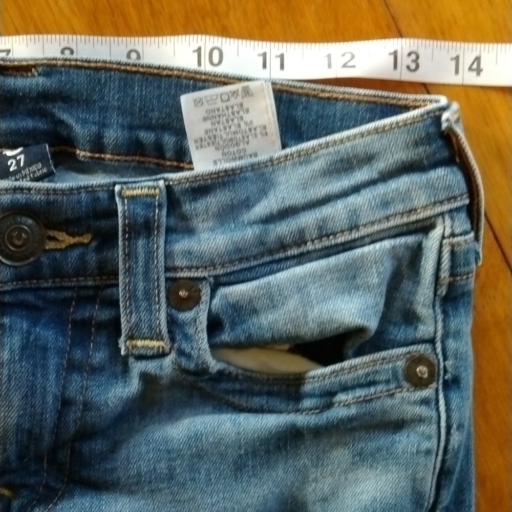 True Religion Halle mid rise super skinny Moto jeans. Size 27. - Picture 13 of 15
